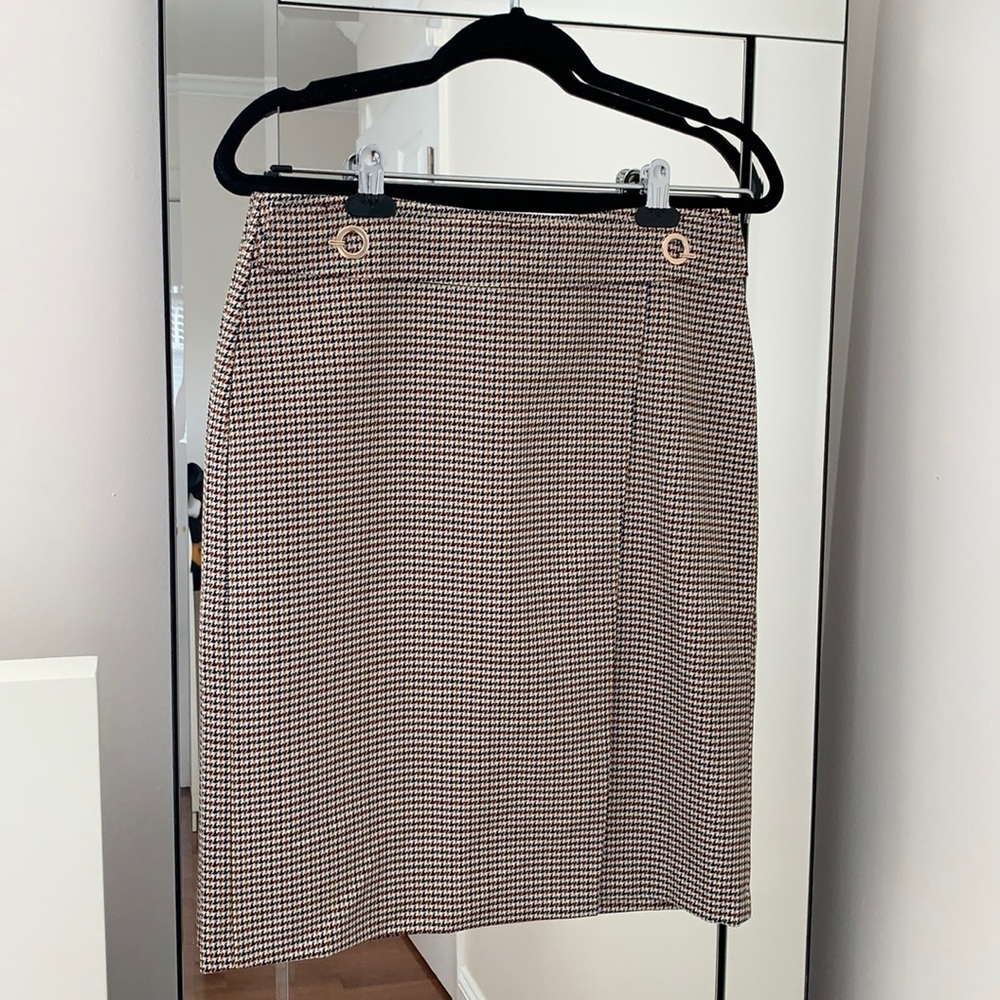 H&M Houndstooth Skirt